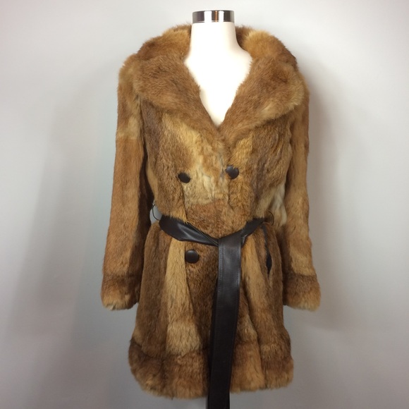 Vintage Jackets & Blazers - Genuine Red Fox Fur Coat